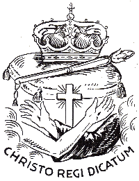 Lo stemma delle Piccole Ancelle di Cristo Re
